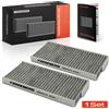 Frankberg 2x Filtro Abitacolo a Carbone Attivo per Mercedes-Benz Citan Opel Movano B Renault Kangoo Nissan 4158351100 4419683