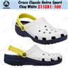 Crocs Zoccolo Crocs Classic Retro Sport bianco 211281-100 taglia unisex