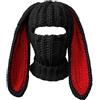 Labstandard Orecchie di coniglio passamontagna Halloween Balaclava orecchie lunghe cappello Beanie cappello lungo orecchio cappello inverno caldo divertente cappello bomboniera lunga orecchie di coniglio cappello