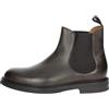 FRAU 73N3 Stivaletto Pelle Testa Moro Elastico Fondo Gomma 23 - Taglia Scarpa 43 EU Colore Testa di Moro