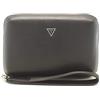 Guess La pochette da uomo Guess in ecopelle è un accessorio elegante e pratico. Dotata di chiusura a zip, garantisce sicurezza per i tuoi oggetti personali, mentre il laccio da polso offre comodità e.