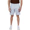 Celio Bermuda da uomo in cotone tinta unita blu regular fit basic, BLU ARTICO, XL