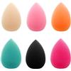 WLLHYF Mini spugna per trucco, 6 pezzi, morbida spugnetta pressata, per viso, corpo, bagnato e asciutto, strumento per trucco cosmetico, fondotinta, cipria, correttore