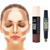 Cutiolly Contouring Stick,Highlighter Stick,Bastone Contorno,Doppio correttore Testina,Trucco Highlight,Concealer,Correttore,Strumento per il Trucco a Doppia Testa