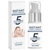 Uzionoie Crema Viso Antirughe 5 Secondi,Crema Antirughe Istantanea Retinolo,Crema idratante 5 secondi,Idratante Sbiancante Efficace Anti-età,Riduce Linee Sottili E Rughe