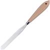 JEWEDECO Manico in Legno e Acciaio Inossidabile per Pittura ad Olio Set 2 Spatole Raschietto per Miscelazione Pigmenti, Antiruggine, per Pittura Artistica