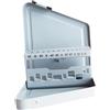 sporful Custodia porta punte per trapano elicoidale, comoda custodia portaoggetti vuota indicizzata portatile per accessori in ferro, scatola porta punte per- 13 Slot