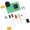 RUNROTOO Kit Circuito Timer 555 Ne555 3 Pezzi, Multivibratore Astabile LED Lampeggiante, Set di Allenamento per Elettronica e Progetti Scolastici