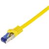 Logilink Professional - Cavo patch - da RJ-45 (M) a RJ-45 (M) - 15 m - 6 mm - S/FTP - cavo grezzo Cat.7 (cavo) / CAT 6a (connettori) - senza alogeni, stampato, senza ganci - giallo, RAL 1018 (C6A107S)