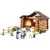 PLAYMOBIL Heidi 70255, Stalla delle capre di Peter, con Effetti Luminosi, dai 4 Anni