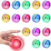 PLLYPE YoYo, 15 pezzi di plastica Responsive Yoyo Reattive Cuscinetti a sfera JoJo, JoJo Luminoso, Jo-Jo Giocattoli per principianti, Jo-Jo LED per feste, bomboniere