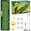 Generico Set da Golf per Bambini | Gioco da Giardino | Mazze da Golf per Ragazzi,Per bambini prescolari, compleanni, vacanze, cortile, , giardino, feste familiari, asili , spiaggia, campeggio, infantile
