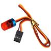 KEEDA RC LED Police Flash Lights Alarm Lamp con Strobing-Blasting/Flashing/Rotazione Modalità per 1/8 1/10 1/12 1/16 RC Modello Auto della Polizia Accessori Camion (13 x 18 mm, Rosso)