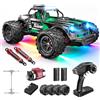 HappyGoLucky 1:14 Macchina Telecomandata Professionale, 50 KM/H, 2 Batterie da 2000 mAh, 4x4 All Terrains Monster Truck con luci LED, Auto Radiocomandata per Adulti e Ragazzi