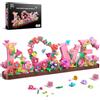 Booyuer Art LOVE & Fiori Mattoncini per Adulti, 791 PCS Lettere in Mattoni Flower Kit di Costruzione, Regalo per Bambini, Ragazze, Donne, Compleanno, Festa della Mamma, San Valentino per Lei & Lui