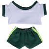 niannyyhouse Bambola di peluche, 10 cm, 15 cm, 20 cm, vestiti a contrasto, t-shirt e pantaloni, abbigliamento sportivo, set di accessori per vestire e vestire (a13, 10 cm)