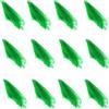 Larcele 12 Pezzi Sciarpe Danza Sciarpe di Giocoleria Sciarpe 60 x 60 cm per Bambini WDSJ-02 (Verde)