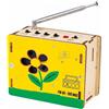 Ngbbby Kit radio, kit scientifici per bambini dagli 8 ai 12 anni, radio fai da te, giocattolo educativo per costruire FM in legno, giallo
