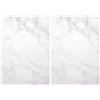 Vaessen Creative Florence Cartoncino Marmorizzato A4-10 Fogli Bianco - Pergamena per Scrittura - 200 - Carta color Marmo per Scrapbooking, Biglietti d'Auguri e Artistici (Confezione da 2)