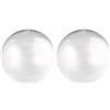 Rayher Sfera -Plastica, Apribile 18Cm Ø, Cristallo, con Foro 15 Mm P.Catena LED, 3946337 (Confezione da 2)