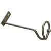 Gardinia Gancio per Tenda, 16 cm, in Acciaio, Colore: Argento Opaco, Steel