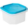 TATAY Contenitori Ermetici per Alimenti 0,6L Top Flex | Coperchio a Pressione | Contenitori Plastica per Alimenti | Microonde, Lavastoviglie, Frigo, Freezer | Senza BPA | 12x12x7,5 cm, Blu
