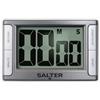 Salter 396 SVXR Contour Timer elettronico da cucina, timer programmabile digitale, timer professionale, Display di facile lettura, Indipendente o magnetico, Conto alla rovescia, Pulsante Start Stop