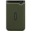 Transcend Hard disk esterno Transcend StoreJet 25M3G disco rigido 2 TB 2.5 Micro-USB B 3.2 Gen 1 [3.1 1] Verde (2TB SLIM STOREJET2.5IN M3G - PORTABLE USB3.0 MILITARY GREEN) [TS2TSJ25M3G]