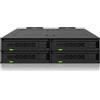 Icy Dock Box per HD esterno Icy Dock MB324V4P-B contenitore di unità archiviazione SSD Nero 2.5" [MB324V4P-B]