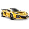 MAISTO Corvette ZR 1 Coupe Special Edition, giallo - Modellino auto da collezione fedele all'originale, con volante mobile, porte e cofano, dai 3 anni in su, (532927Y)