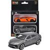 Burago Bburago - Confezione Doppia Lamborghini in Scala 1:43, Revuelto Arancione e Urus Grigia, Modellini Diecast con Licenza Ufficiale Lamborghini, Replica Dettagliata, Età Consigliata 3+ Anni