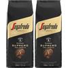 Segafredo Zanetti Caffè in Grani Espresso Supremo (Confezione da 2 Kg) - Adatto per la Moka - 100% Arabica, Intensità Alta, Chicchi di Caffè a Tostatura Chiara, Aroma Floreale e Note di Cacao (1Kg)