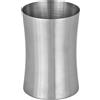 Inbagno Bicchiere Portaspazzolini In Acciaio Inox Satinato - Porta Spazzolino Da Appoggio Cilindrico E Moderno - Linea Lunar
