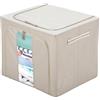KASANOVA Scatola armadio 50x40x40 cm doppia cerniera tortora
