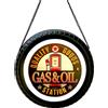 DiiliHiiri Cartello 3D vintage benzina originale American Retro Sign Company per bar, pub, caffetteria e officina. Targa anni '50. 30 x 60 x 4 cm (9541-1)