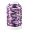 Bestewelry Cordoncino rotondo in poliestere cerato, 230 m, 0,5 mm, 6 strati, filo cerato, per perline, macramè, braccialetti e gioielli, colore: viola