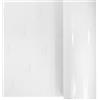 DecoMeister Pellicola Adesiva per Mobili 52x250 cm - Carta Adesiva Impermeabile e Lavabile per Cucina, Bagno - Facile da Applicare - Ideale per Rinnovare Armadi, Scaffali e Porte - Bianco Lucido F80