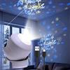 Generic Proiettore LED dinamico rotante, 360°, luce notturna oceano/fiocco di neve, ricaricabile USB, dimmerabile, proiettore per bambini per camera da letto, meditazione, relax, regali per tutte le età