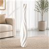 Leewadee Grande Vaso da Terra 65 cm - Alto Poliresina per Erbe della Pampa, Fiori Secchi & Freschi