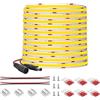 FCOB COB Striscia LED Flessibile Ad Alta Densità Bianco Caldo 2700K 480LEDs/M 10M DC24V 8mm Bianco PCB Dimmerabile IP30 per la Decorazione Interna (Non Include Alimentazione Controllore)