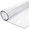 PARAMAISON Tovaglia Trasparente 100x150 cm Rettangolare, Spessore 1 mm, Copritavolo in PVC Impermeabile Antimacchia e Antigraffio, Protezione Tavolo Flessibile Alta Qualità