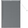 vidaXL Tendaggi a Veneziana Grigio Scuro 130 x 95 cm Alluminio, Tende a riquadro in Alluminio, Regolabili per Interni, per Controllo Luce e Privacy, perfette per la casa e L'Ufficio