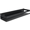 DOESS Cesto Doccia - Mensola Bagno - Organizer Bagno - Mensola Doccia - Mensola Shampoo - Senza Foratura (Nero, 50 CM)