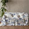 L'Emporio Casa Telo Arredo Fantasia Copridivano Copriletto in Cotone Panama, Granfoulard, 160x260-260x280-360x280 cm, Made in Italy (Corallo, 160x280)