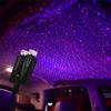 HADAVAKA Romantiche Luci Da Tetto Automatiche Usb, Decorazioni Portatili Con Proiettore Di Stelle, Luce Notturna A Stelle, Illuminazione Interna, Con Spina E Festa, Per Auto/Casa/Festa (Red-Blue)