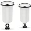 Dorunova Saltarello Tappi Tappo Lavandino Bagno a Pressione Bidet, Vasca Scarico Piletta Lavabo Click Clack (2 Pieces, 1 Grande + 1 Piccolo)