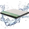 GEEMMA s.r.l. Topper Fresco BIOGREEN, sovra materasso RIGIDO matrimoniale 160x200, correttore ortopedico RINFRESCANTE materasso Alto 6 cm, tessuto anallergico sfoderabile, in COOLER
