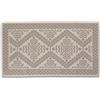 Casatessile Tappeto Cotone Multiuso Cucina Soggiorno Sardinia Tappeto Tipo Sardo, Multiuso, Tappeto Bagno Lavabile in Lavatrice - Beige, 70x120 cm.