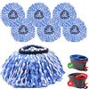 Cosy Living 6 testine di ricambio per mocio Vileda H2PrO | Ricariche in microfibra Spin Mop, lavabili in lavatrice e riutilizzabili, testina per mocio in microfibra resistente per
