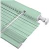 Generico Tende Veneziane in Alluminio per Interno Finestre, Senza Foratura, Tende Orizzontali Oscuranti a Lamelle da 25mm, Privacy e Protezione, per Finestre e Porte di Casa o Ufficio(Verde chiaro)